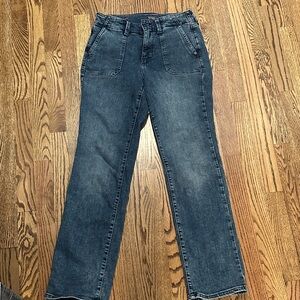 NYDJ Blue Straight Leg Jeans